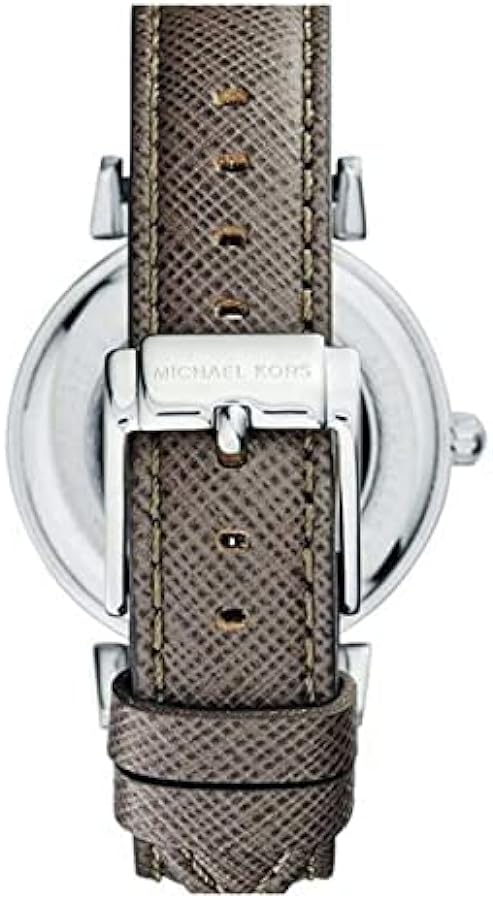 Michael Kors Caitlin Quartz Silver Dial Gray Leather Strap Watch For Women - MK2377 Buy Now By Michael Kors