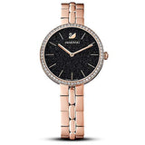 Swarovski Cosmopolitan Black Dial Rose Gold Steel Strap Watch for Women - 5517797 Buy Now By Swarovski