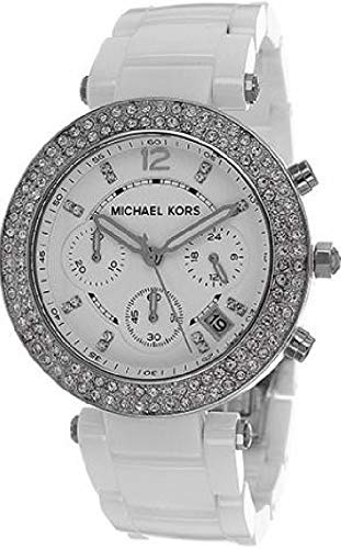 Michael Kors Parker White Dial White Ceramic Strap Watch for Women - MK5654 Buy Now By Michael Kors