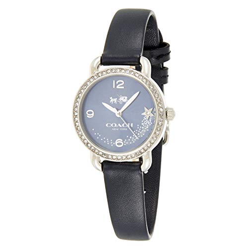 Coach Delancey Navy Blue Dial Blue Leather Strap Watch for Women - 14502668 Buy Now By Coach