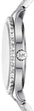 Michael Kors Layton Three Hand Pink Dial Silver Steel Strap Watch For Women - MK7298 Buy Now By Michael Kors