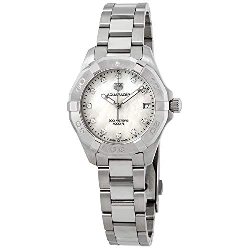 Tag Heuer Aquaracer White Mother of Pearl Dial Watch for Women - WBD1314.BA0740 Buy Now By Tag Heuer