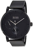 Hugo Boss Oxygen Black Dial Black Mesh Bracelet Watch for Men - 1513636 Buy Now By Hugo Boss