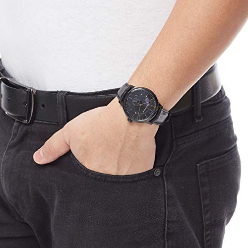 Burberry The Classic Black Dial Black Leather Strap Watch for Men - BU10003 Buy Now By Burberry