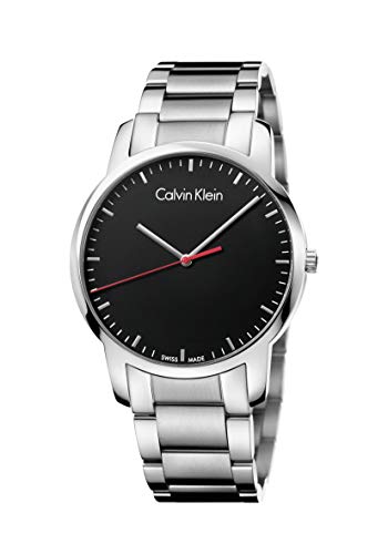 Calvin Klein City Black Dial Silver Steel Strap Watch for Men - K2G2G141 Buy Now By Calvin Klein