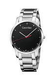 Calvin Klein City Black Dial Silver Steel Strap Watch for Men - K2G2G141 Buy Now By Calvin Klein