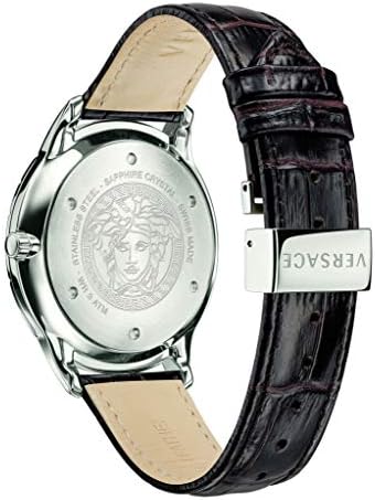 Versace Univers White Dial Brown Leather Strap Watch for Men - VEBK00118 Buy Now By Versace