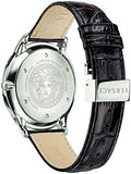 Versace Univers White Dial Brown Leather Strap Watch for Men - VEBK00118 Buy Now By Versace