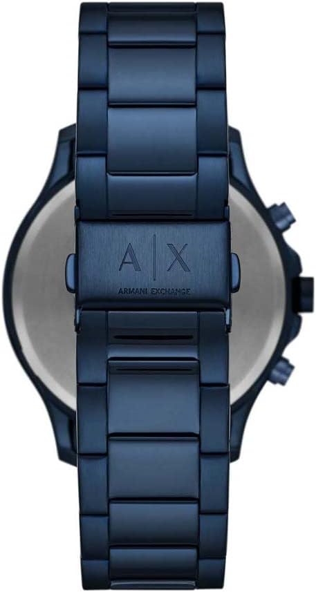 Armani Exchange Hampton Chronograph Blue Dial Blue Steel Strap Watch For Men - AX2430 Buy Now By Armani Exchange