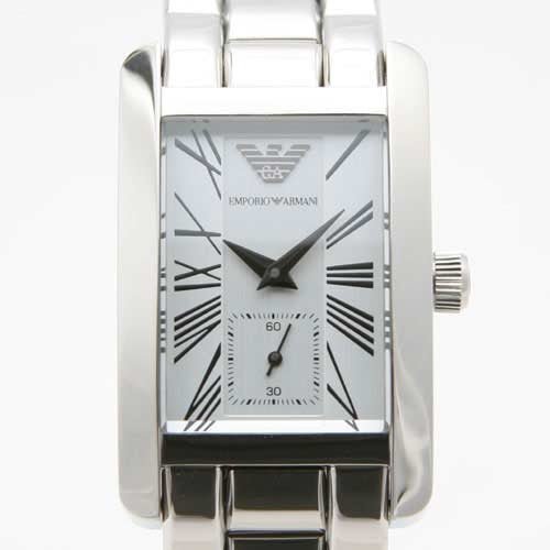 Emporio Armani White Dial Silver Stainless Steel Watch For Women - AR0146 Buy Now By Emporio Armani