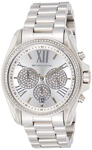 Michael Kors Bradshaw Chronograph Silver Dial Silver Steel Strap Watch For Women - MK6537 Buy Now By Michael Kors