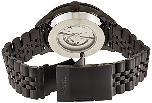 Fossil Townsman Multi Function Mechanical Black Dial Black Steel Strap Watch for Men - ME3062 Buy Now By Fossil