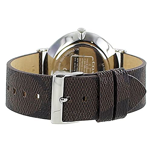 Coach Charles Black Dial Brown Leather Strap Watch for Women - 14602156 Buy Now By Coach