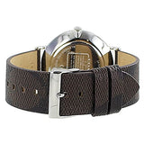 Coach Charles Black Dial Brown Leather Strap Watch for Women - 14602156 Buy Now By Coach