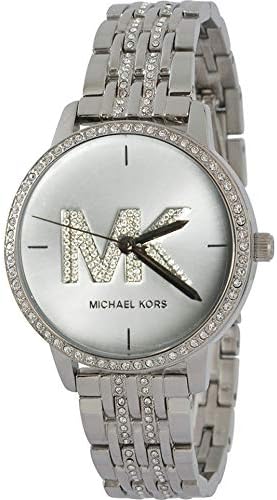 Michael Kors Melissa Quartz Silver Dial Silver Steel Strap Watch for Women - MK4370 Buy Now By Michael Kors