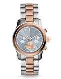 Michael Kors Runway Chronograph Blue Dial Two Tone Steel Strap Watch For Women - MK6166 Buy Now By Michael Kors