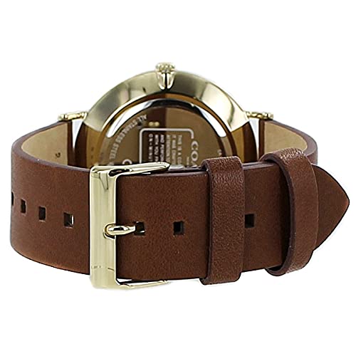 Coach Charles Green Dial Brown Leather Strap Watch for Men - 14602435 Buy Now By Coach