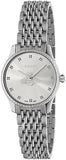 Gucci G Timeless Quartz Silver Dial Silver Steel Strap Watch For Women - YA1265019 Buy Now By Gucci