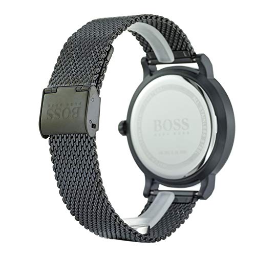 Hugo Boss Oxygen Black Dial Black Mesh Bracelet Watch for Men - 1513636 Buy Now By Hugo Boss