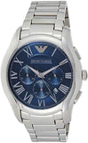 Emporio Armani Chronograph Quartz Blue Dial Silver Steel Strap Watch For Men - AR11082 Buy Now By Emporio Armani