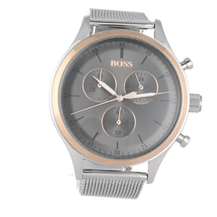 Hugo Boss Companion Chronograph Grey Dial Silver Mesh Bracelet Watch For Men - 1513549 Buy Now By Hugo Boss