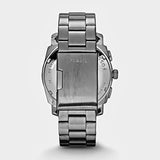 Fossil Machine Chronograph Black Dial Silver Steel Strap Watch for Men - FS4776 Buy Now By Fossil