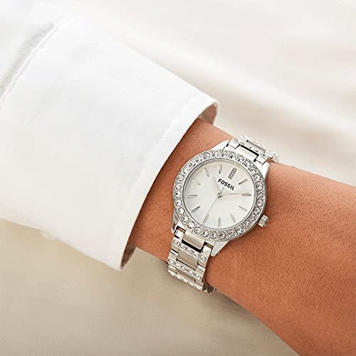 Fossil Jesse White Dial Silver Steel Strap Watch for Women - ES2362 Buy Now By Fossil