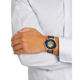 Fossil Neutra Automatic Luggage Skeleton Blue Dial Brown Leather Strap Watch for Men - ME3160 Buy Now By Fossil