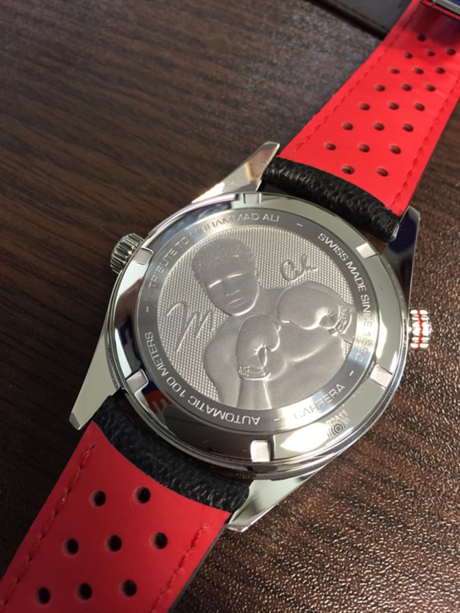 Tag Heuer Carrera Muhammad Ali Black Dial Watch for Men - WAR2A11.FC6337 Buy Now By Tag Heuer