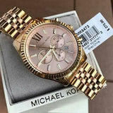 Michael Kors Lexington Gold Dial Gold Steel Strap Watch for Women - MK6473 Buy Now By Michael Kors