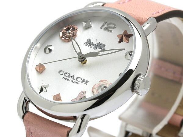 Coach Tatum White Dial Pink Leather Strap Watch For Women - 14502799 Buy Now By Coach