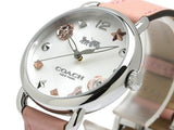 Coach Tatum White Dial Pink Leather Strap Watch For Women - 14502799 Buy Now By Coach