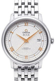 Omega De Ville Prestige Co Axial Silver Dial Silver Steel Strap Watch for Men - 424.10.40.20.02.004 Buy Now By Omega