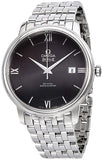 Omega De Ville Prestige Co-Axial Black Dial Silver Steel Strap Watch for Men - 424.10.40.20.01.001 Buy Now By Omega