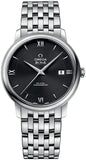 Omega De Ville Prestige Co-Axial Black Dial Silver Steel Strap Watch for Men - 424.10.40.20.01.001 Buy Now By Omega