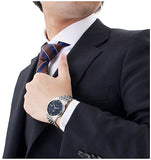 Omega De Ville Prestige Co-Axial Orbis Blue Dial Silver Steel Strap Watch for Men - 424.10.40.20.03.001 Buy Now By Omega