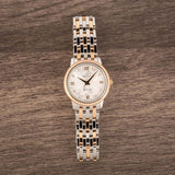 Omega De Ville Prestige Quartz Diamonds Silver Dial Two Tone Steel Strap Watch for Women - 424.25.27.60.52.001 Buy Now By Omega