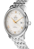 Omega De Ville Prestige Co Axial Silver Dial Silver Steel Strap Watch for Men - 424.10.40.20.02.004 Buy Now By Omega