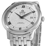 Omega De Ville Prestige Co Axial Automatic White Dial Silver Steel Strap Watch for Men - 424.10.40.20.02.005 Buy Now By Omega