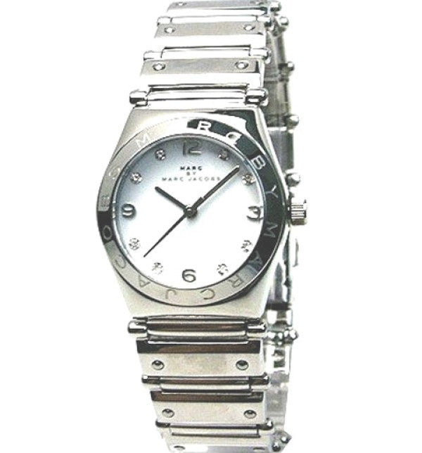 Marc Jacobs Amy White Dial Silver Steel Strap Watch for Women - MBM8518 Buy Now By Marc Jacobs