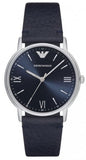 Emporio Armani Kappa Quartz Blue Dial Blue Leather Strap Watch For Women - AR11012 Buy Now By Emporio Armani