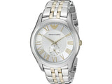 Emporio Armani Classic Quartz Silver Dial Two Tone Steel Strap Watch For Men - AR1824 Buy Now By Emporio Armani