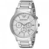 Emporio Armani Sportivo Chronograph Silver Dial Silver Steel Strap Watch For Men - AR5963 Buy Now By Emporio Armani