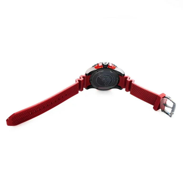 Emporio Armani Sportivo Quartz Black Dial Red Rubber Strap Watch For Men - AR6101 Buy Now By Emporio Armani