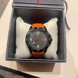 Tommy Hilfiger Cole Black Dial Orange Rubber Strap Watch for Men - 1790985 Buy Now By Tommy Hilfiger