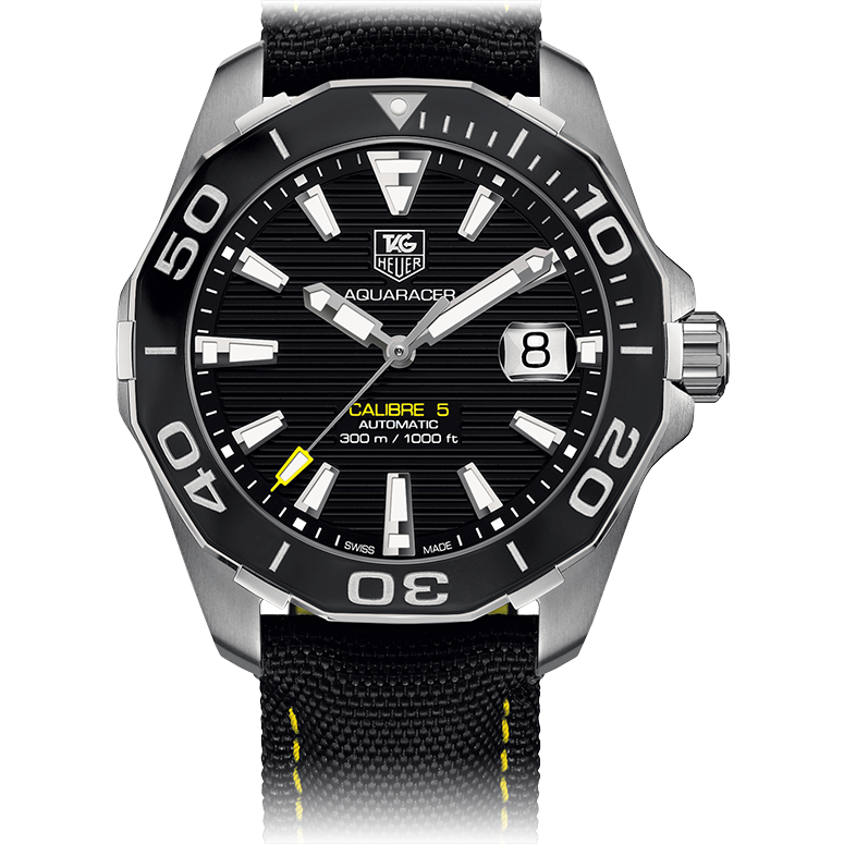 Tag Heuer Aquaracer Black Dial Watch for Men - WAY211A.FC6362 Buy Now By Tag Heuer