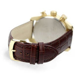 Versace V-Ray Chronograph Quartz White Dial Brown Leather Strap Watch For Men - VE2I00221 Buy Now By Versace