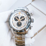 Versace V-Ray Chronograph Quartz Silver Dial Silver Steel Strap Watch For Men - VE2I00321 Buy Now By Versace