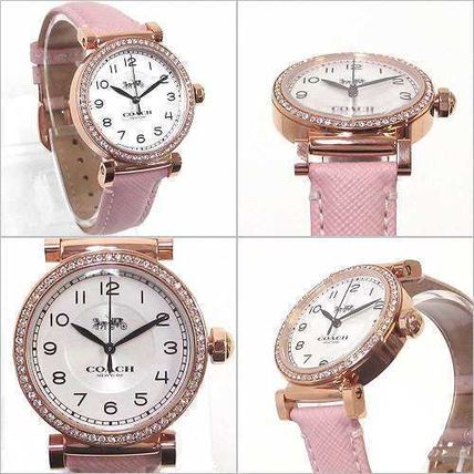Coach Madison White Dial Pink Leather Strap Watch for Women - 14503395 Buy Now By Coach