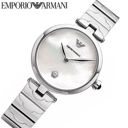 Emporio Armani Mother of Pearl Dial Silver Steel Strap Watch For Women - AR11235 Buy Now By Emporio Armani